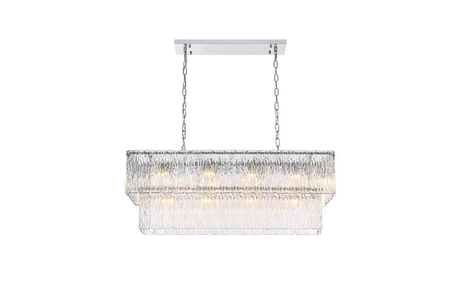 Elegant Lighting - 1015D36C-03GL - 14 Light Chandelier - Georgina - Chrome