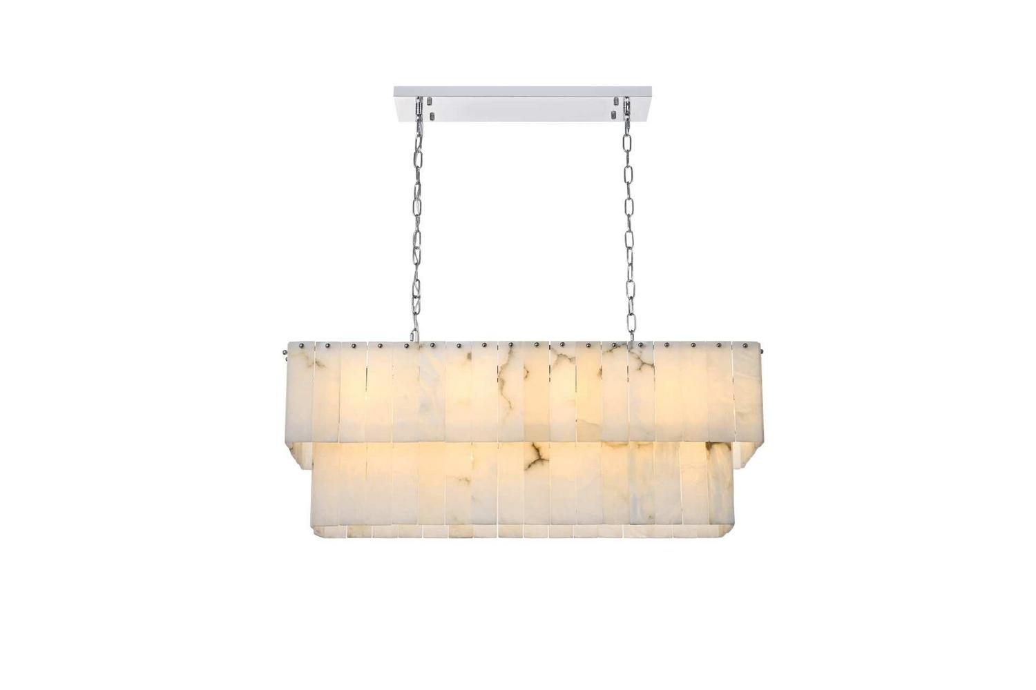 Elegant Lighting - 1015D36C-33ST - 14 Light Chandelier - Georgina - Chrome