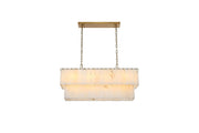Elegant Lighting - 1015D36SG-33ST - 14 Light Chandelier - Georgina - Satin Gold