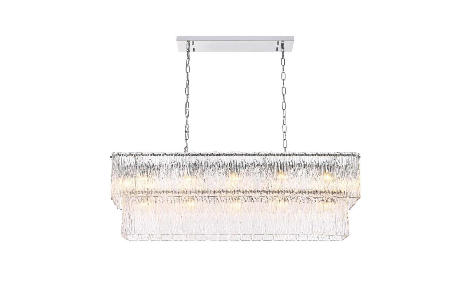 Elegant Lighting - 1015D42C-03GL - 17 Light Chandelier - Georgina - Chrome