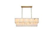 Elegant Lighting - 1015D42SG-33ST - 17 Light Chandelier - Georgina - Satin Gold