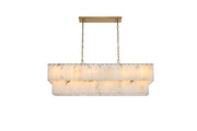 Elegant Lighting - 1015D48SG-33ST - 20 Light Chandelier - Georgina - Satin Gold