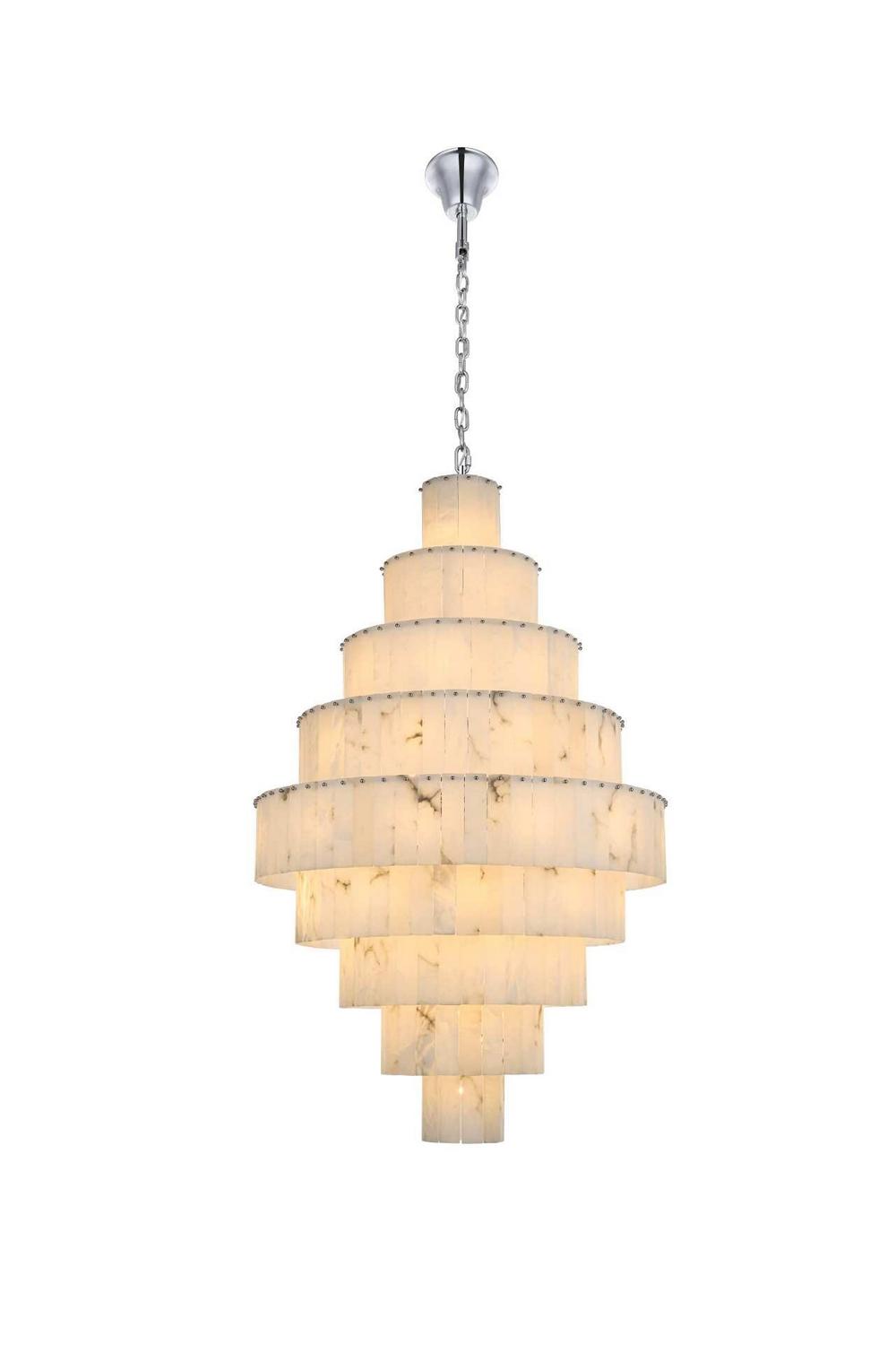 Elegant Lighting - 1015G40C-33ST - 59 Light Chandelier - Georgina - Chrome