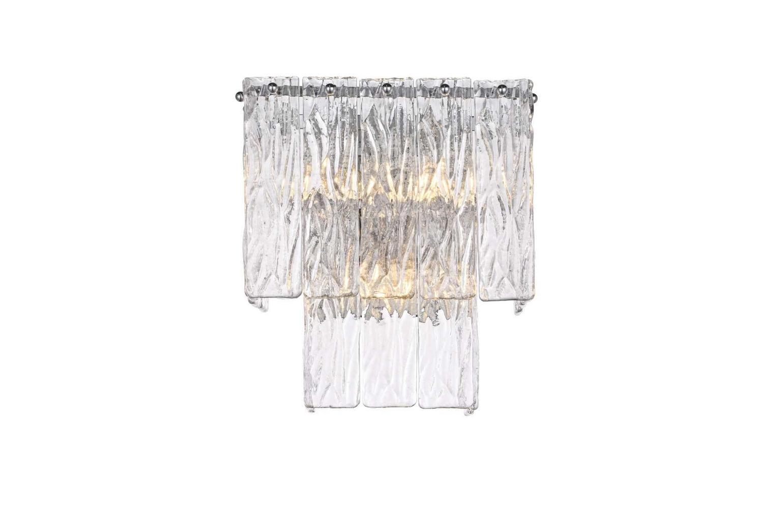 Elegant Lighting - 1015W10C-03GL - Three Light Wall Sconce - Georgina - Chrome