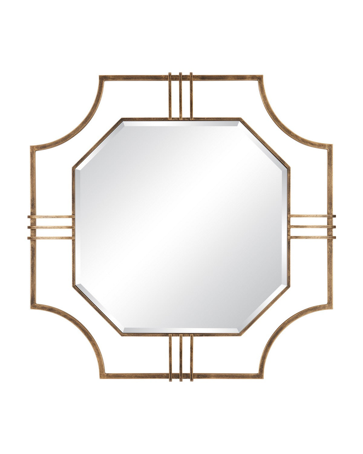 Currey and Company - 1000-0173 - Mirror - Sojourner - Antique Gold
