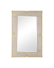 Currey and Company - 1000-0178 - Mirror - Orin - Marbled Ivory / Brushed Brass
