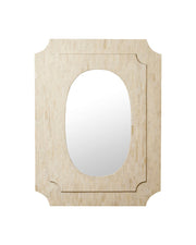 Currey and Company - 1000-0180 - Mirror - Sentimental - Natural / Brass