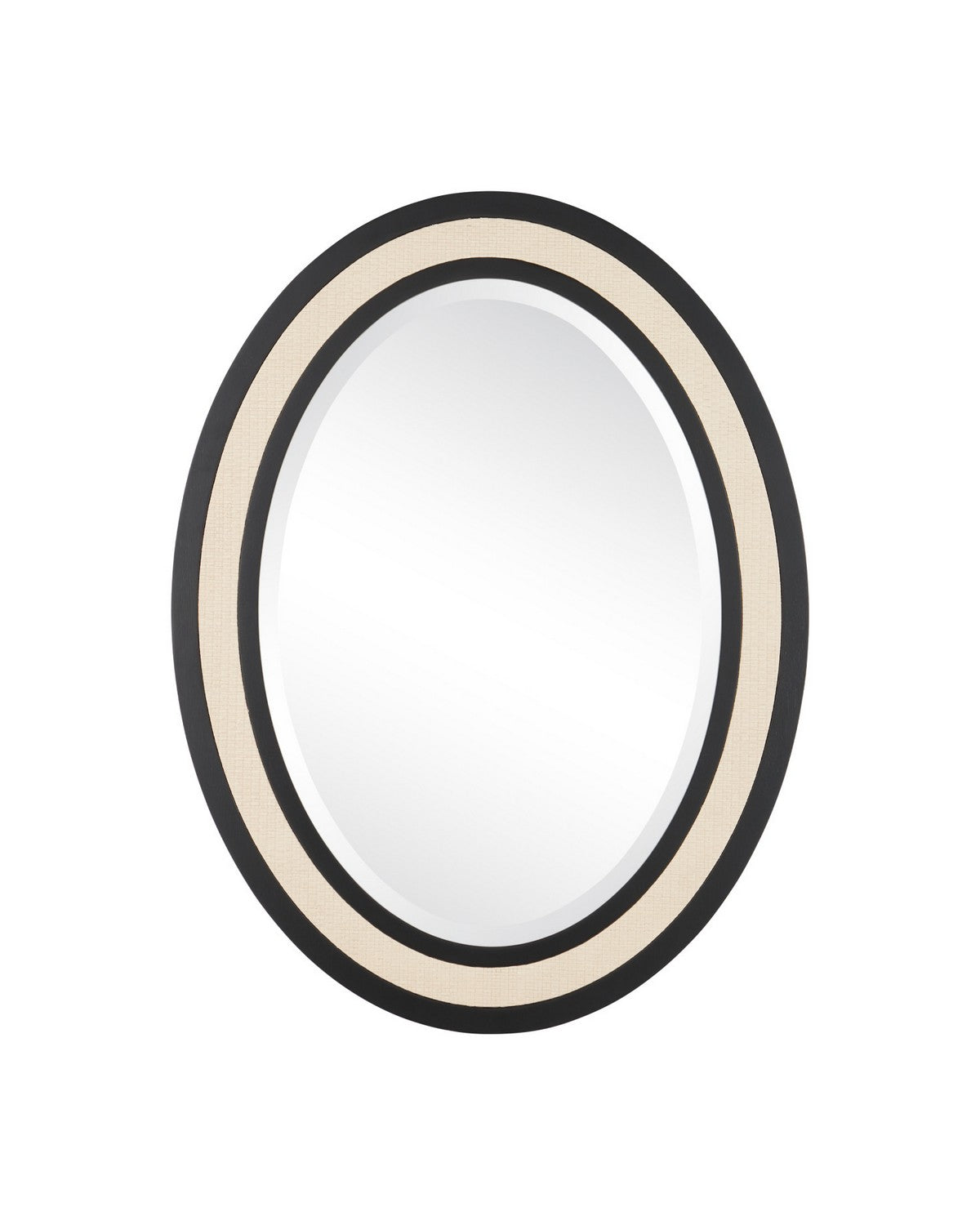 Currey and Company - 1000-0189 - Mirror - Deanna - Ivory / Black