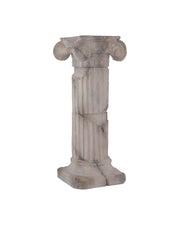Currey and Company - 1200-1087 - Pillar with Capital - Phoenician - Antique Reddish Brown