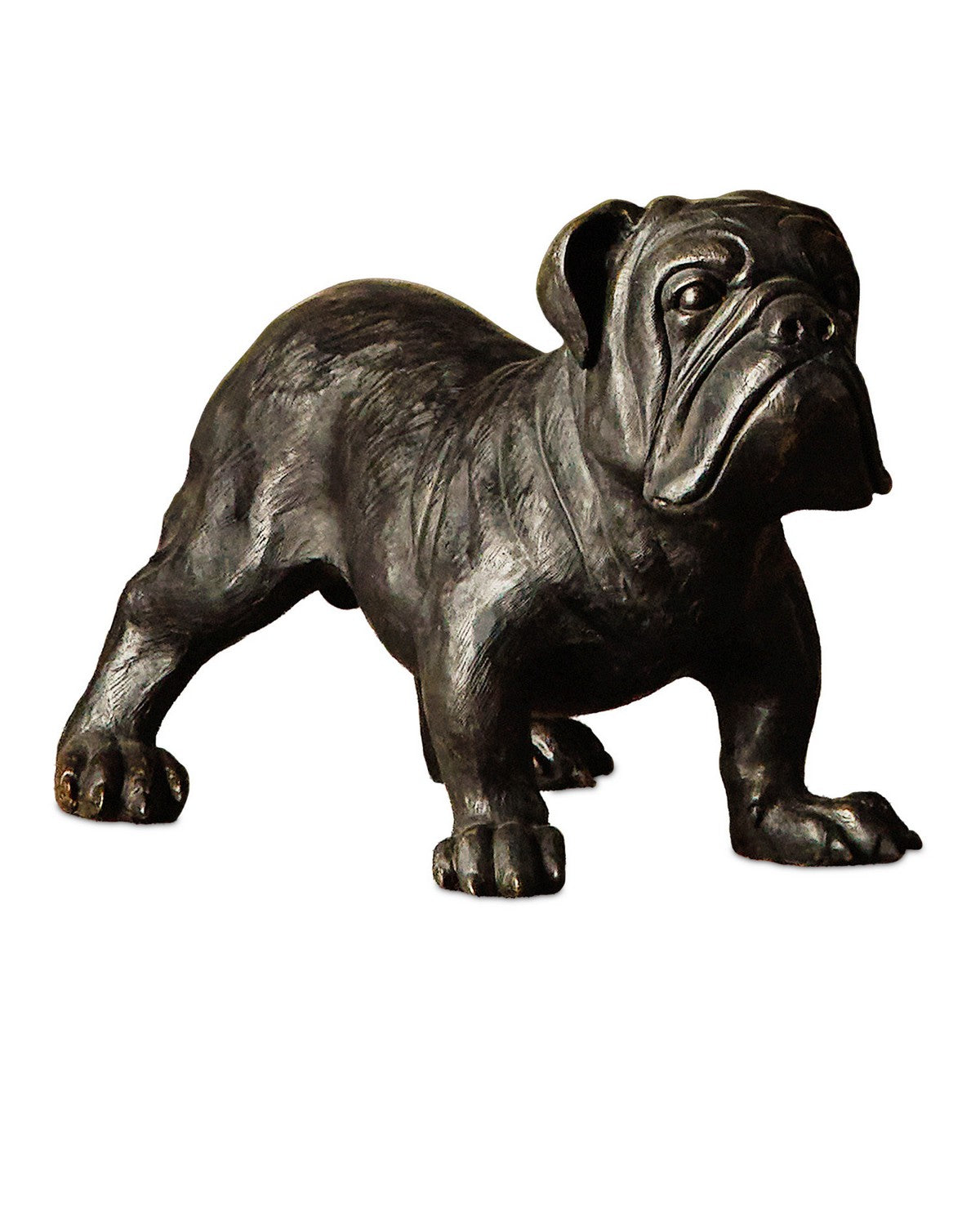 Currey and Company - 1200-1110 - Sculpture - Bulwark the Bulldog - Bronze
