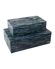Currey and Company - 1200-1121 - Box Set of 2 - Perseus - Green / Blue