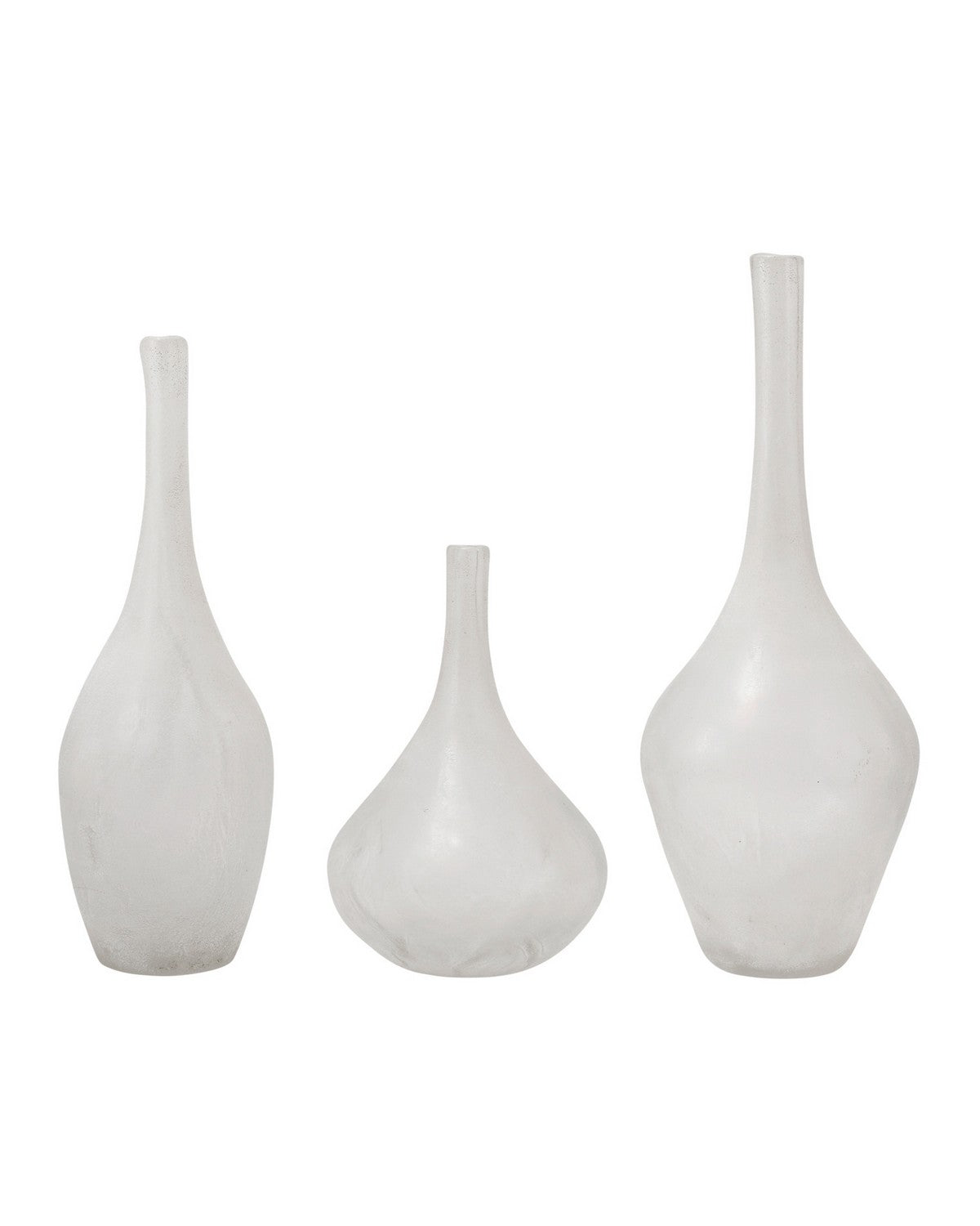 Currey and Company - 1200-1127 - Vase Set of 3 - Alba - White