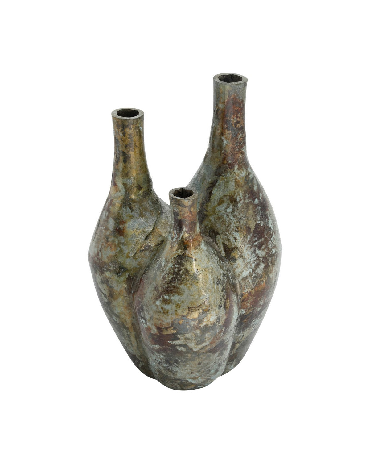 Currey and Company - 1200-1139 - Vase - Trois - Greco Bronze