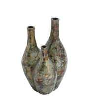 Currey and Company - 1200-1139 - Vase - Trois - Greco Bronze