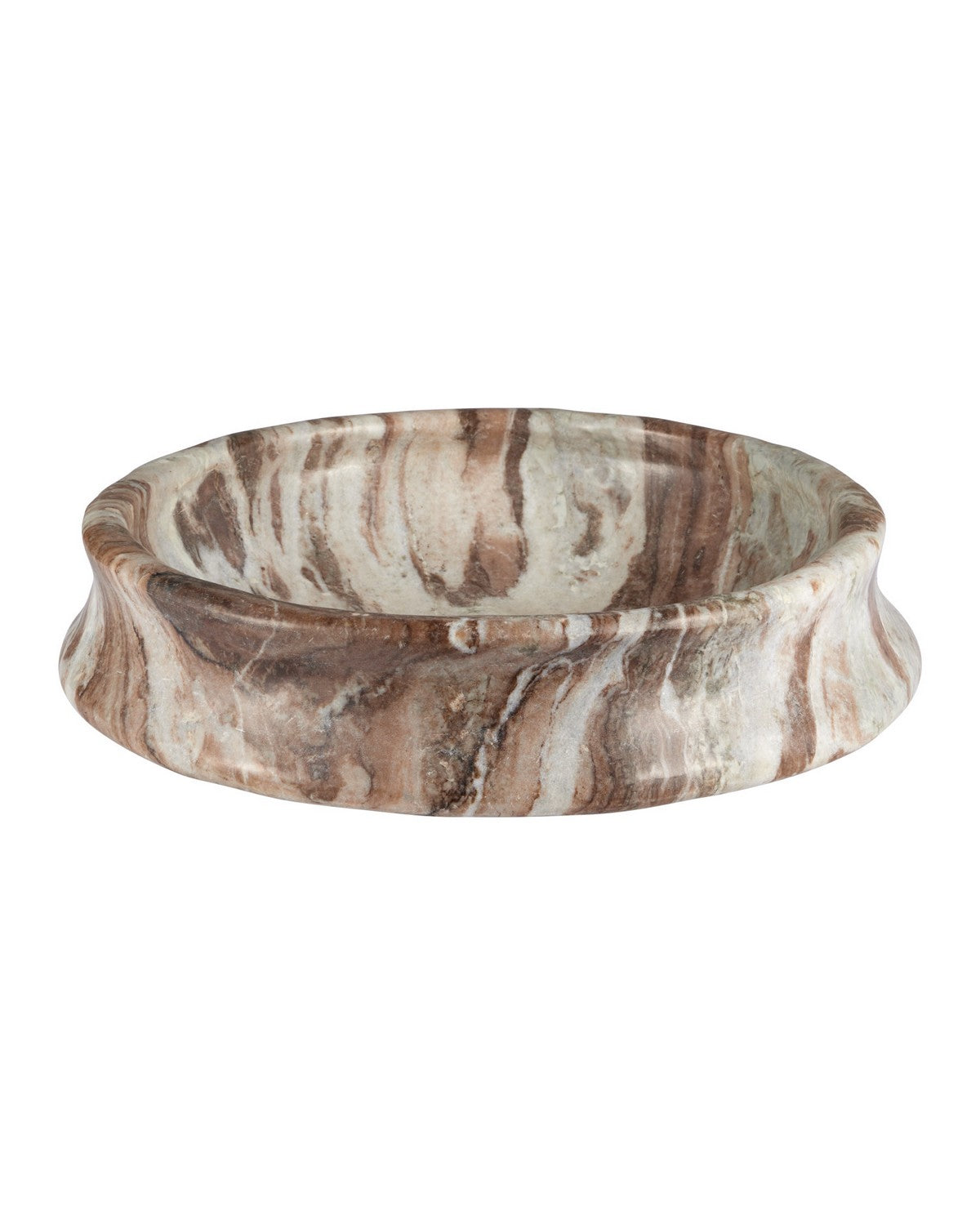 Currey and Company - 1200-1141 - Bowl - Marrone - Natural Brown