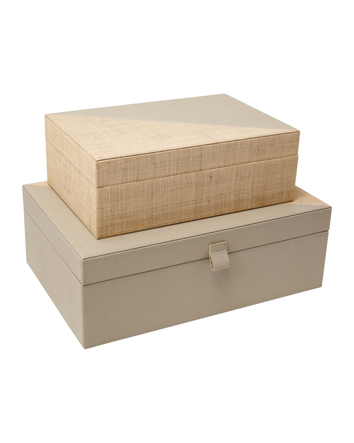 Currey and Company - 1200-1143 - Box Set of 2 - Evren - Gray / Natural