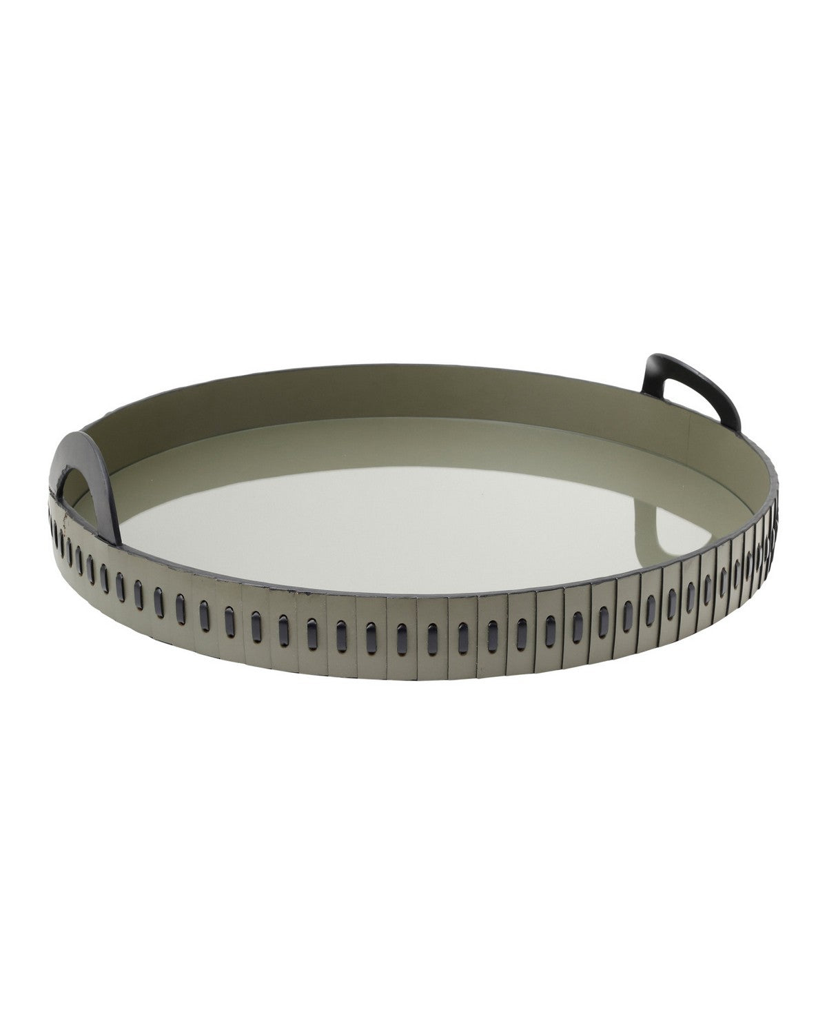Currey and Company - 1200-1146 - Tray - Cuoio - Green / Black