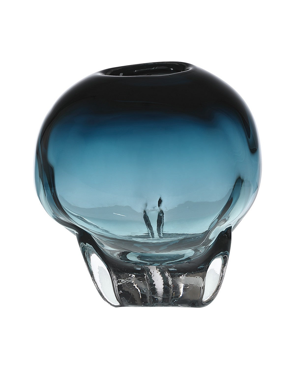 Currey and Company - 1200-1151 - Vase - Aubrey - Blue