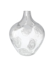 Currey and Company - 1200-1153 - Vase - Aetheria - Clear / White