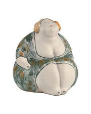 Currey and Company - 1200-1161 - Sculpture - Rubina - Off-White / Green / Orange / Yellow
