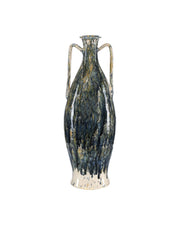 Currey and Company - 1200-1168 - Jar - Macchiato - Blue / Green / Off-White
