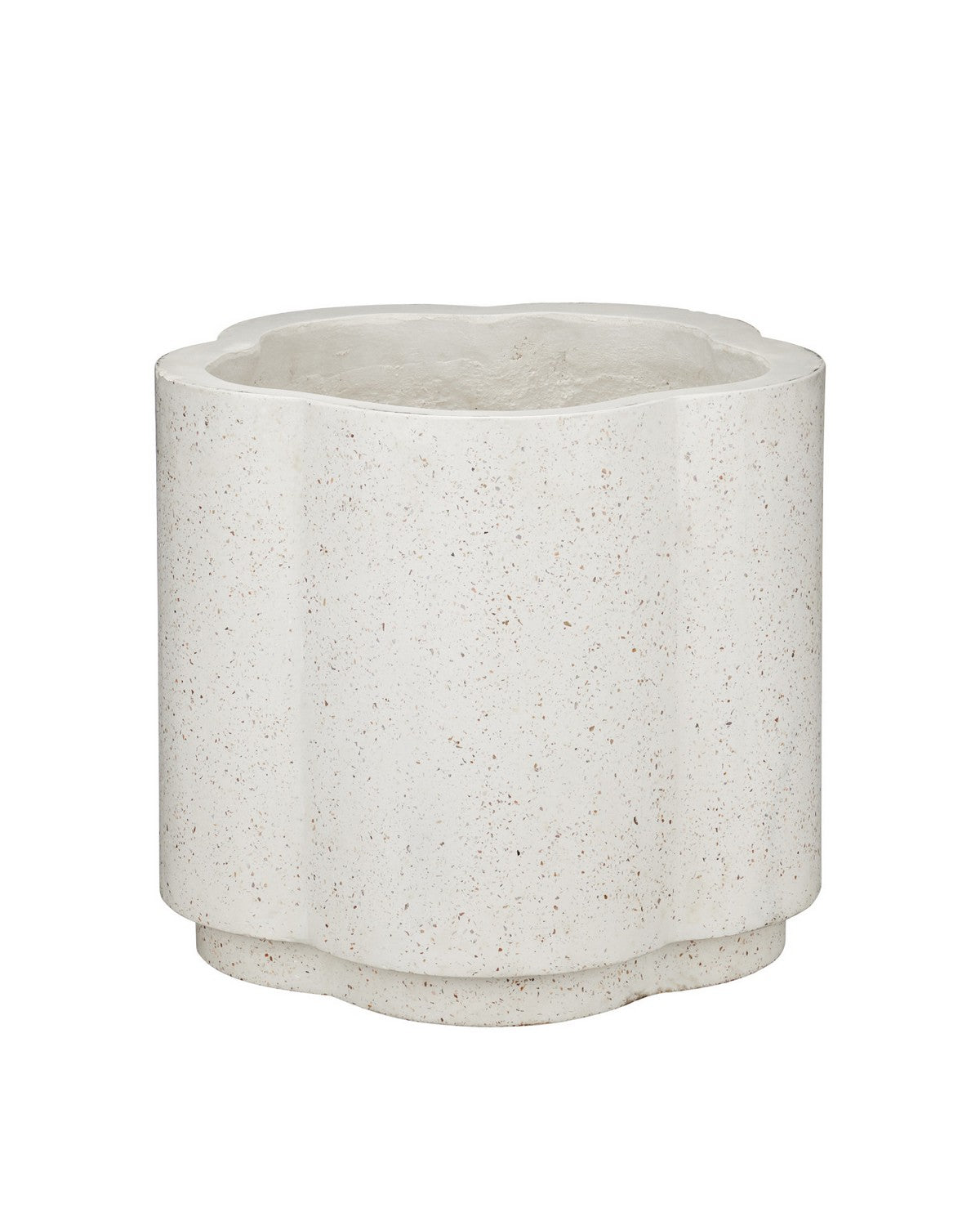 Currey and Company - 2200-0069 - Planter - Smerlato - Ivory Terrazzo