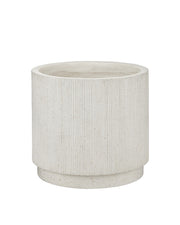 Currey and Company - 2200-0071 - Planter - Ridge - Ivory Terrazzo