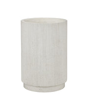 Currey and Company - 2200-0072 - Planter - Ridge - Ivory Terrazzo