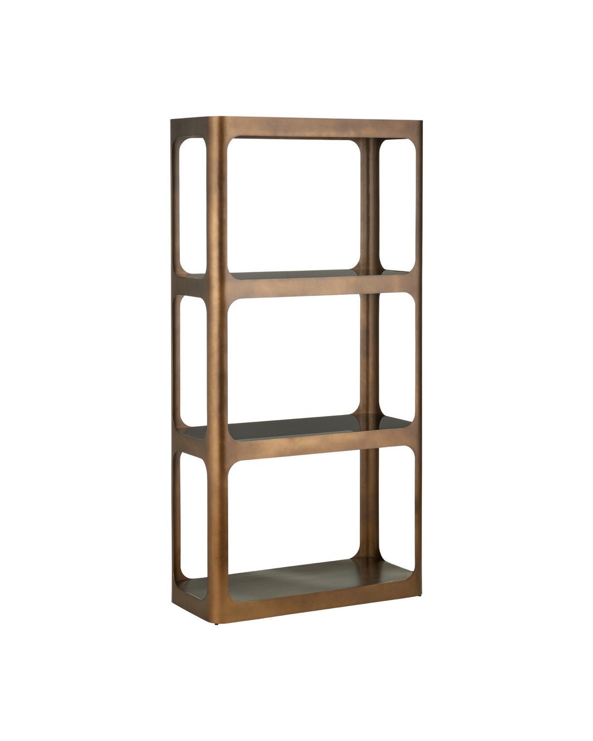 Currey and Company - 4000-0261 - Etagere - Scaffale - Smoke Gold / Smoke