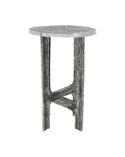 Currey and Company - 4000-0265 - Accent Table - Structure - Antique Nickel