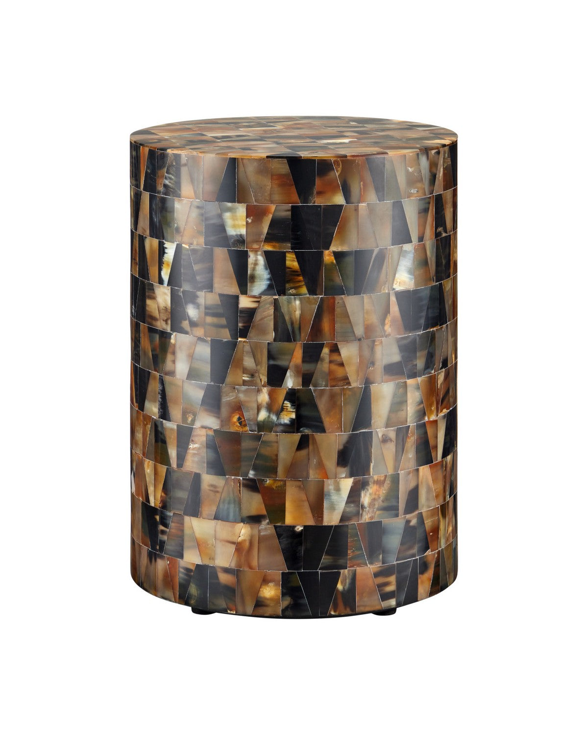 Currey and Company - 4000-0266 - Accent Table - Brewster - Natural Brown & Black