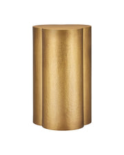 Currey and Company - 4000-0270 - Accent Table - Trebol - Antique Brass