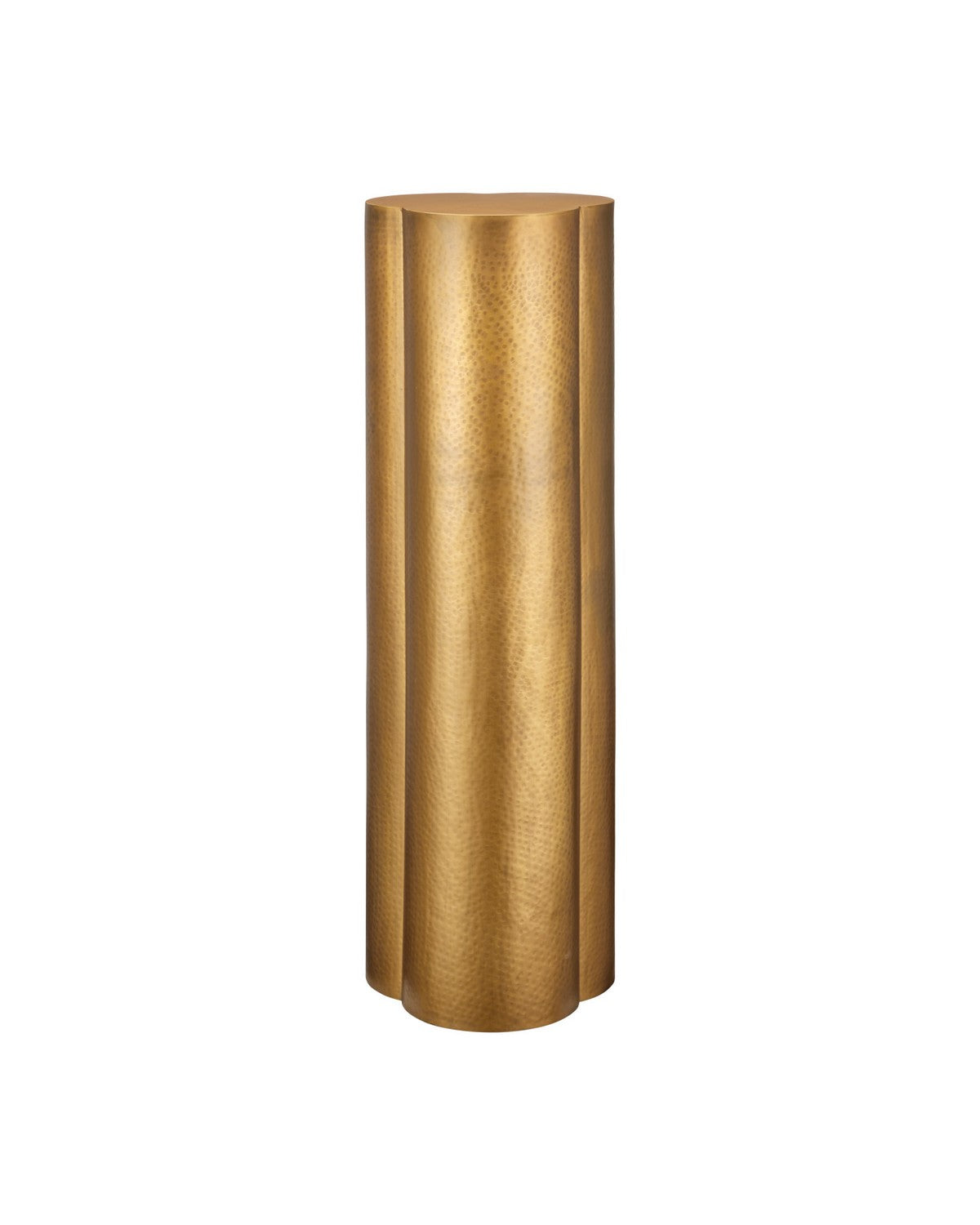 Currey and Company - 4000-0271 - Pedestal - Trebol - Antique Brass