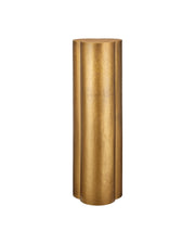 Currey and Company - 4000-0271 - Pedestal - Trebol - Antique Brass