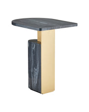 Currey and Company - 4000-0279 - Accent Table - Aldous - Black / Gold