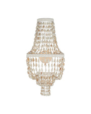 Currey and Company - 5000-0306 - LED Wall Sconce - Cybele - Natural / Pearlized White / White