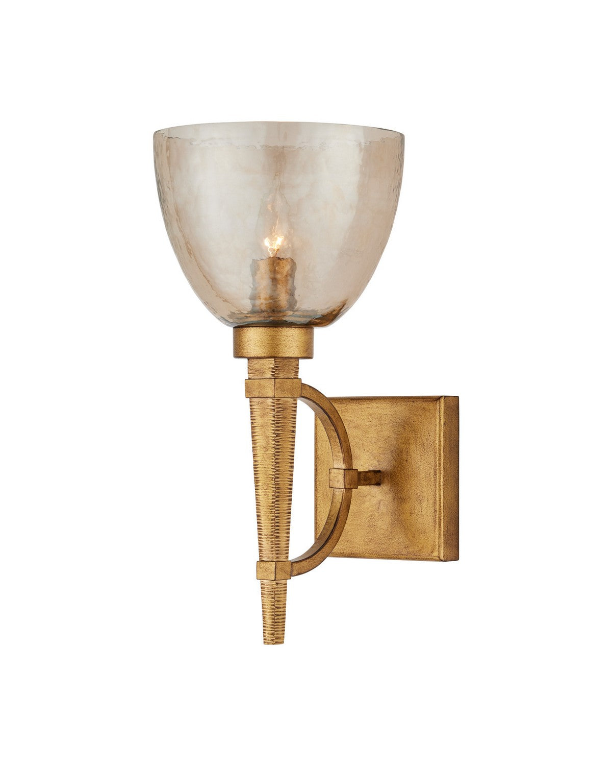 Currey and Company - 5000-0309 - One Light Wall Sconce - Glistero - Copper Gold Luster / Mustard Gold