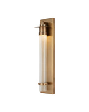 Currey and Company - 5500-0067 - LED Wall Sconce - Provence - Antique Brass / Clear