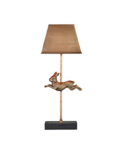 Currey and Company - 6000-1094 - One Light Table Lamp - Patter - Vintage Brass / Black