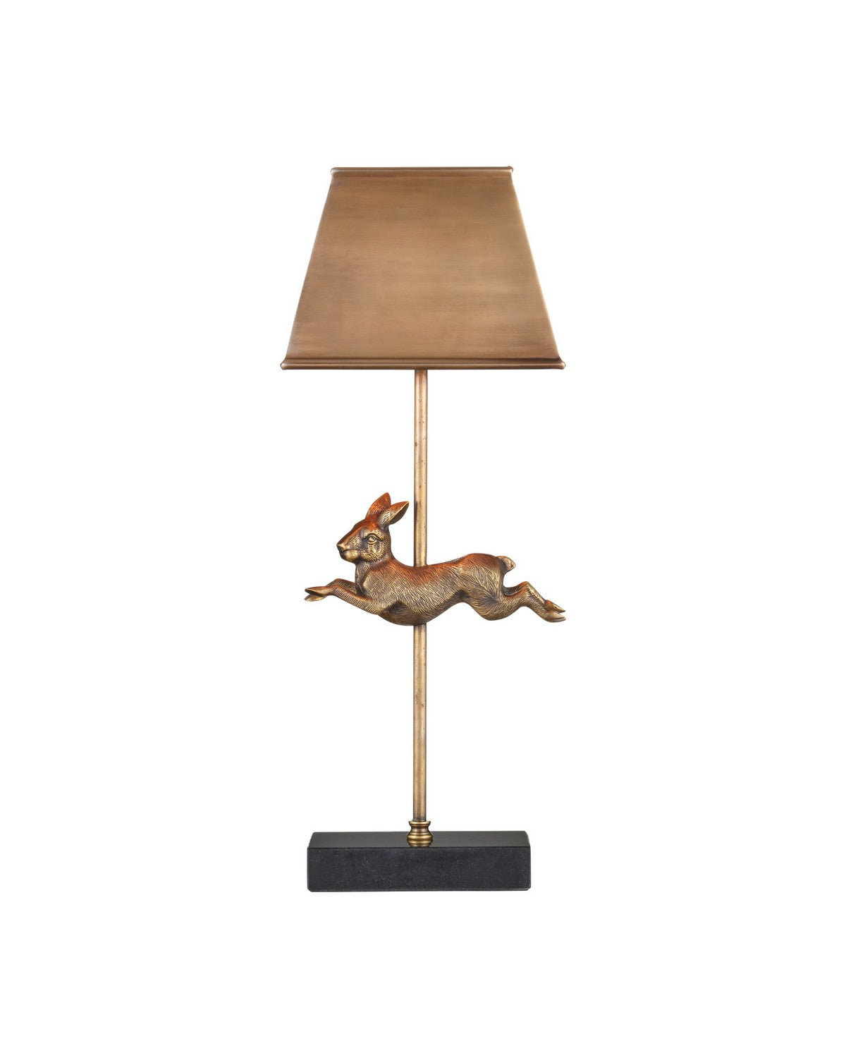 Currey and Company - 6000-1094 - One Light Table Lamp - Patter - Vintage Brass / Black
