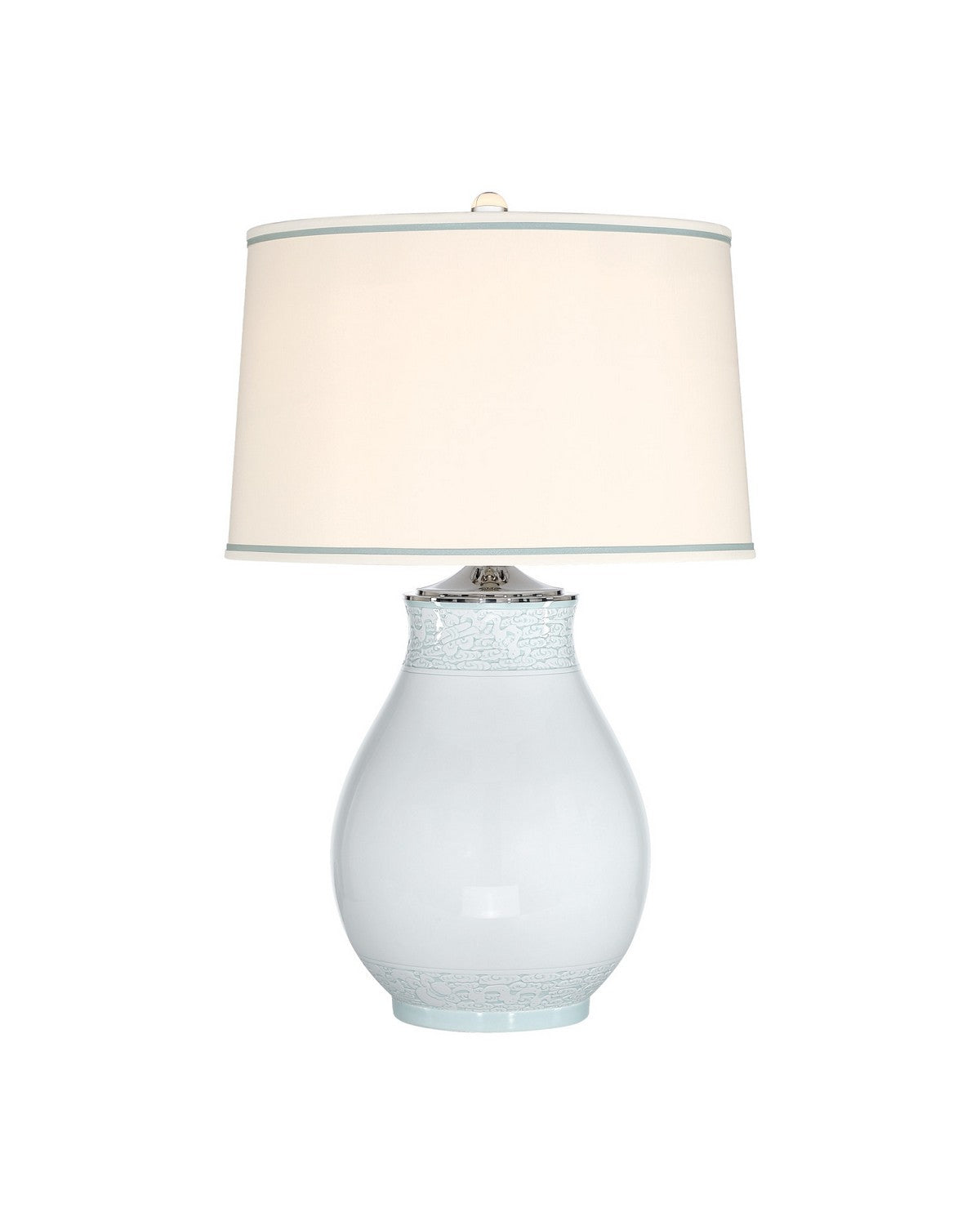 Currey and Company - 6000-1107 - One Light Table Lamp - Ketty - Off-White / Celadon Green
