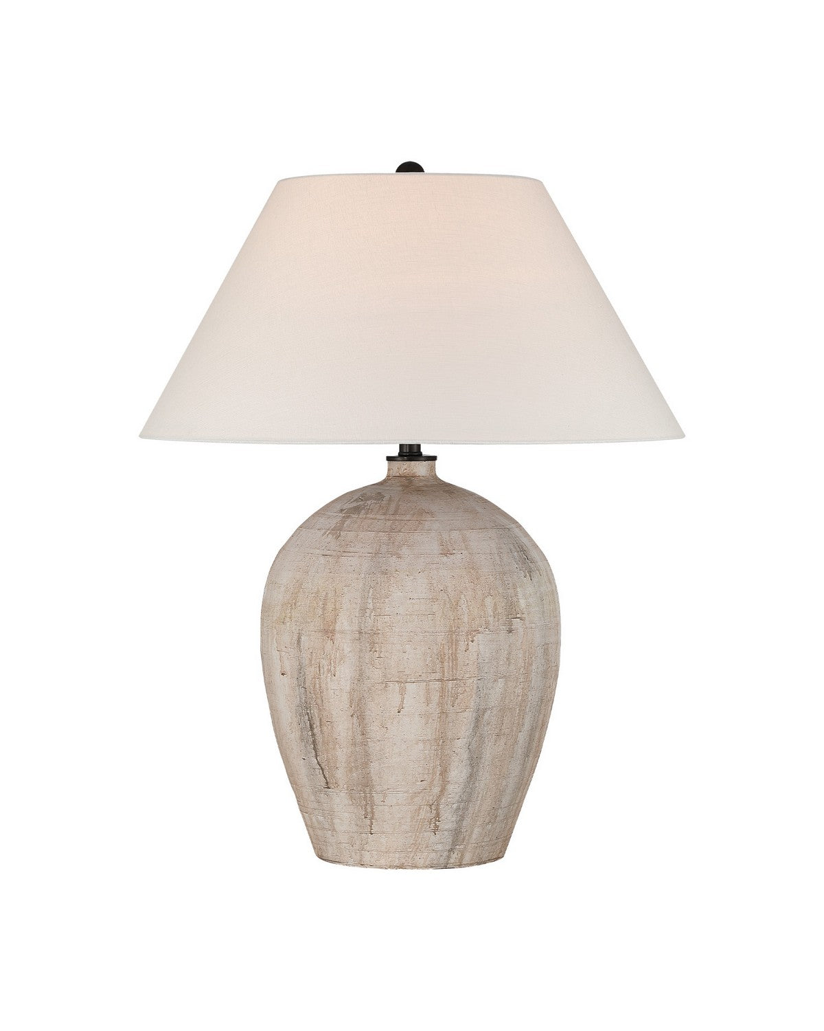 Currey and Company - 6000-1111 - One Light Table Lamp - Fresco - Beige / Brown