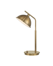 Currey and Company - 6000-1115 - LED Table Lamp - Dossier - Polished Antique Brass / White