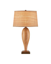 Currey and Company - 6000-1124 - One Light Table Lamp - Lignum - Chestnut