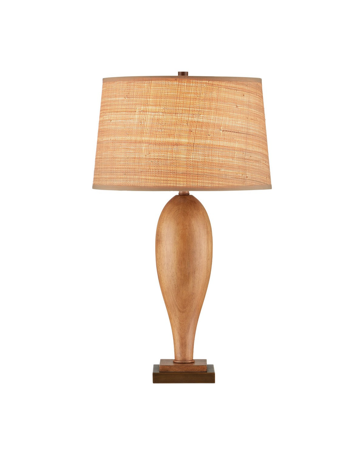 Currey and Company - 6000-1124 - One Light Table Lamp - Lignum - Chestnut