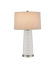 Currey and Company - 6000-1126 - One Light Table Lamp - Canova - White