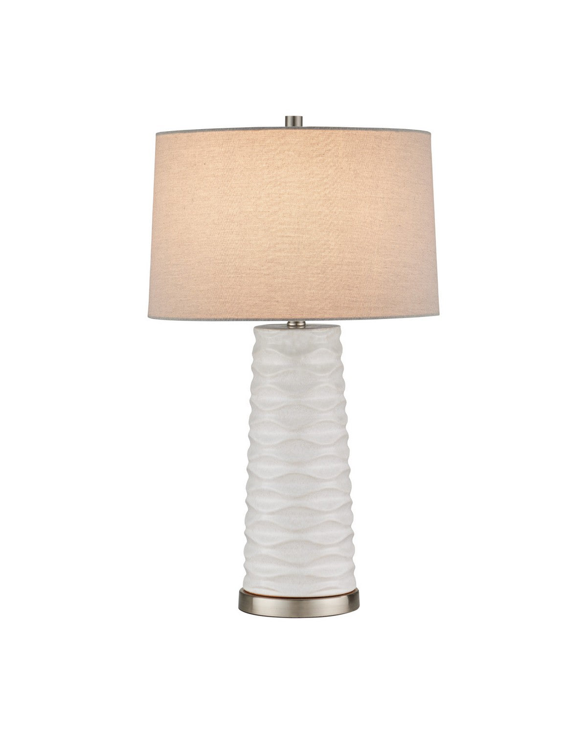 Currey and Company - 6000-1126 - One Light Table Lamp - Canova - White
