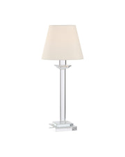 Currey and Company - 6700-0026 - One Light Table Lamp - Homecoming - Clear