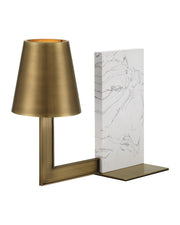Currey and Company - 6700-0028 - One Light Table Lamp - Pilote - Natural / Polished Antique Brass