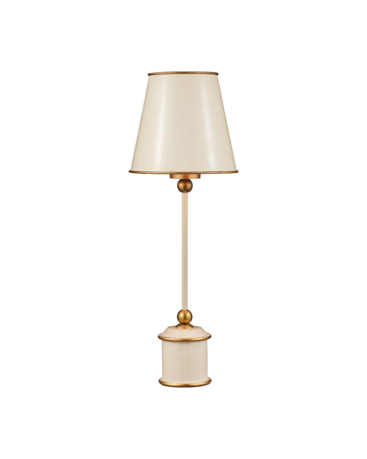Currey and Company - 6700-0035 - One Light Table Lamp - Daphne - Ivory / Gold